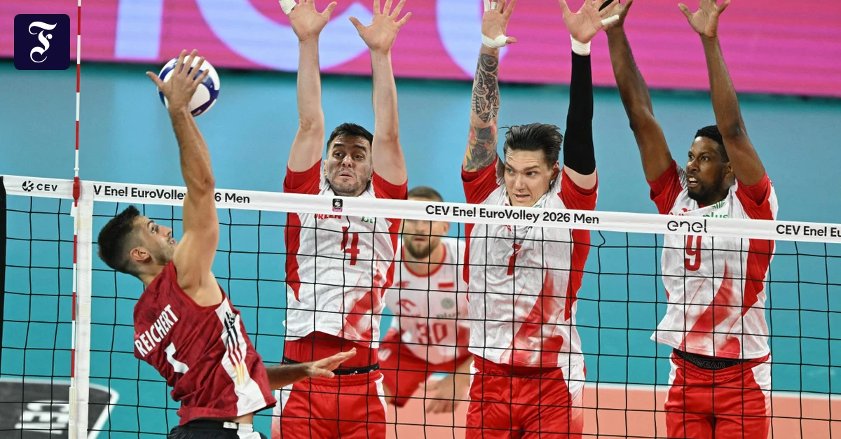 0:3 gegen Polen: Deutsche Volleyballer scheiden im EM-Viertelfinale aus