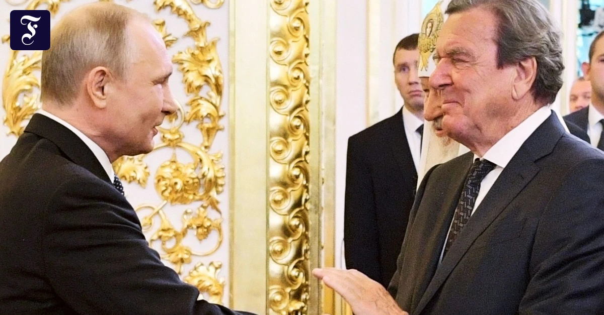 Ukraine-Liveticker: Gerhard Schr&ouml;der als Vermittler? Geteilte Reaktionen auf Putins Vorschlag | FAZ