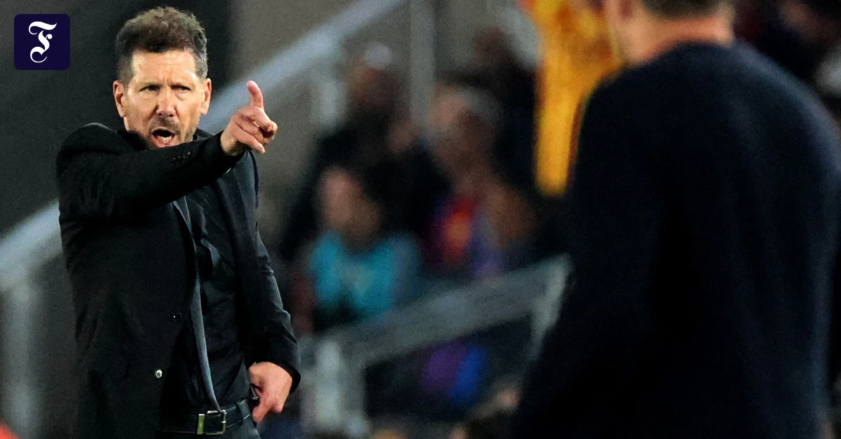 Lernen von Diego Simeone: Der Trainer, der sich nicht von seinem Stürmer ärgern lässt