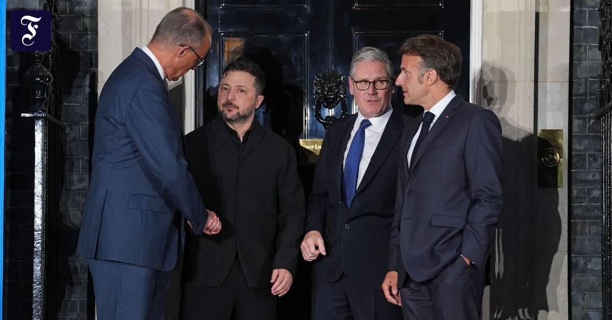 Ukraine-Liveticker: Europäer und Ukraine fordern Putin zu Verhandlungen auf