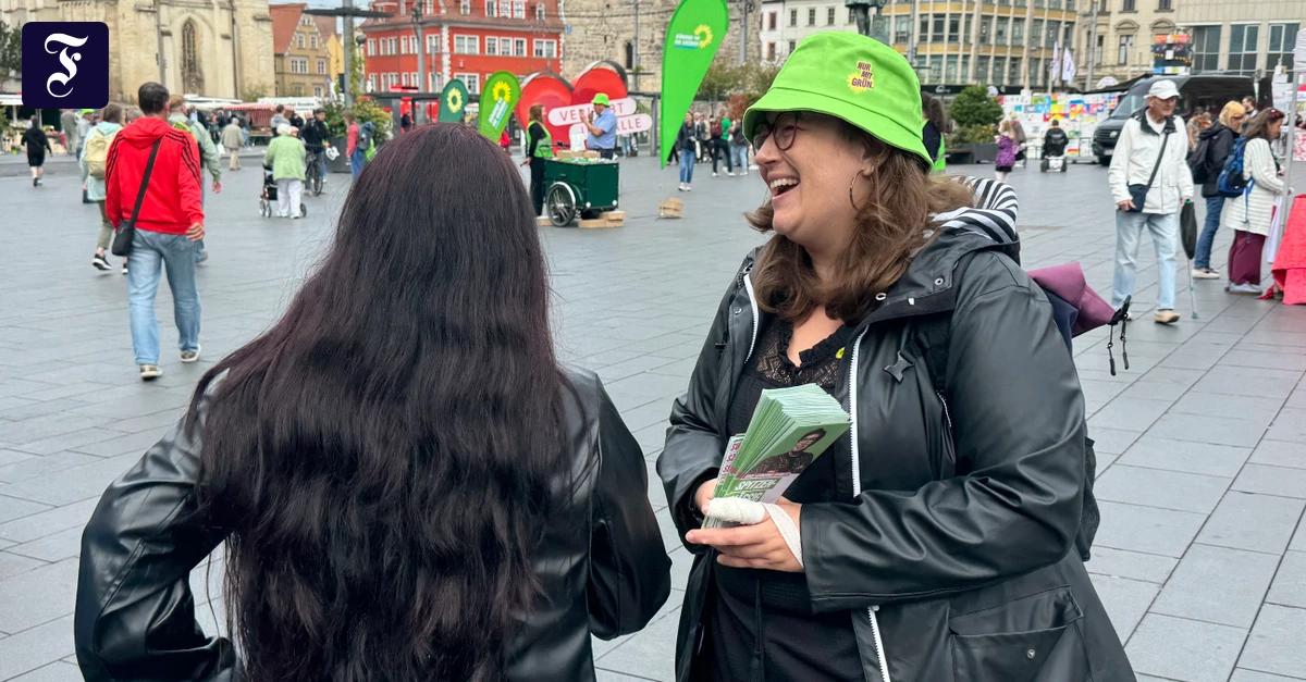 Grüne „Wahlkampfurlauber“: Sie reisen aus der gesamten Republik an, um vor der AfD zu warnen