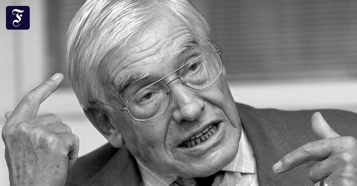 Zum Tod von Christian Schwarz-Schilling: Unternehmer, Politiker, Diplomat und streitbarer Geist