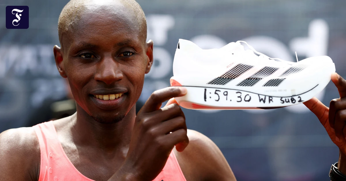 Marathon-Weltrekord in London: Kenianer Sawe bleibt unter zwei Stunden
