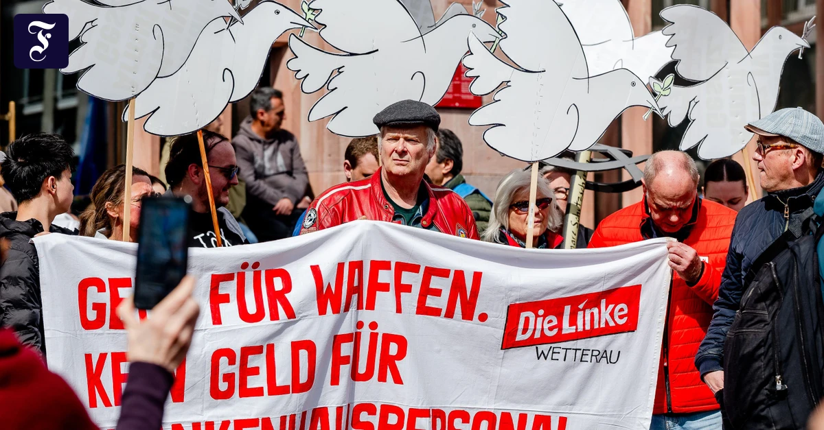 Ostermarsch in Frankfurt: Friedensappelle an Trump, Putin und die Mullahs