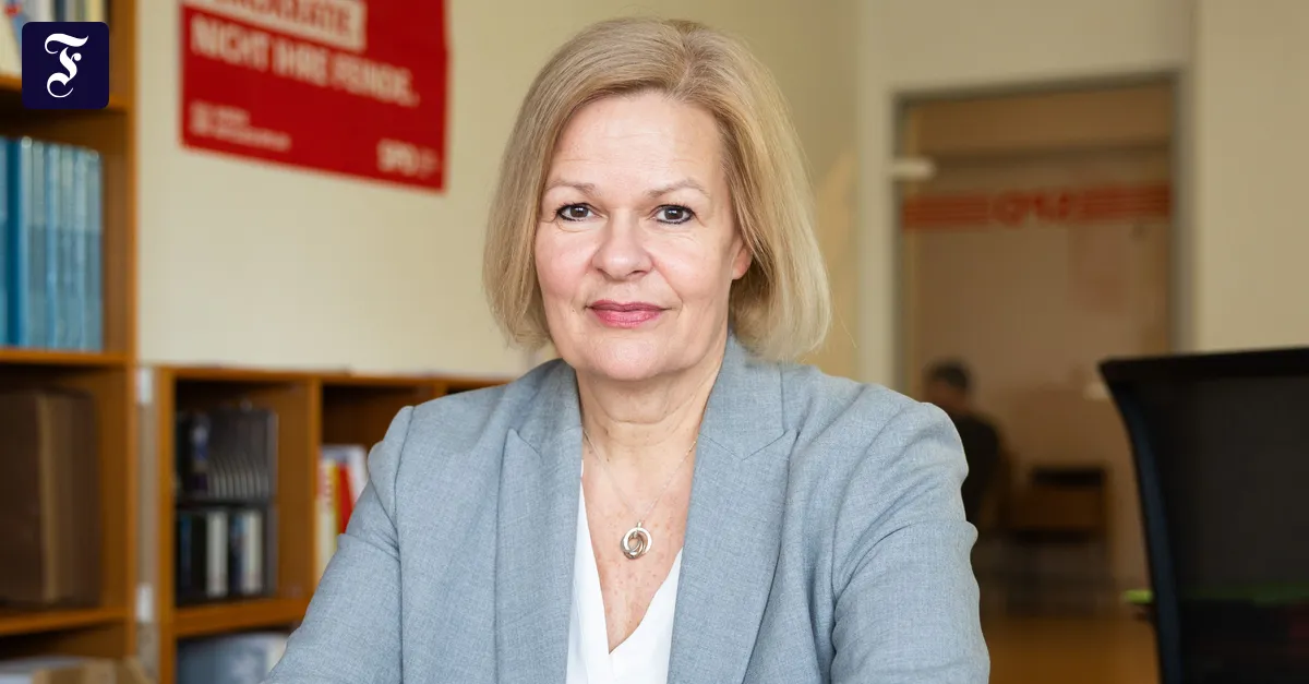 How Nancy Faeser balances local party politics