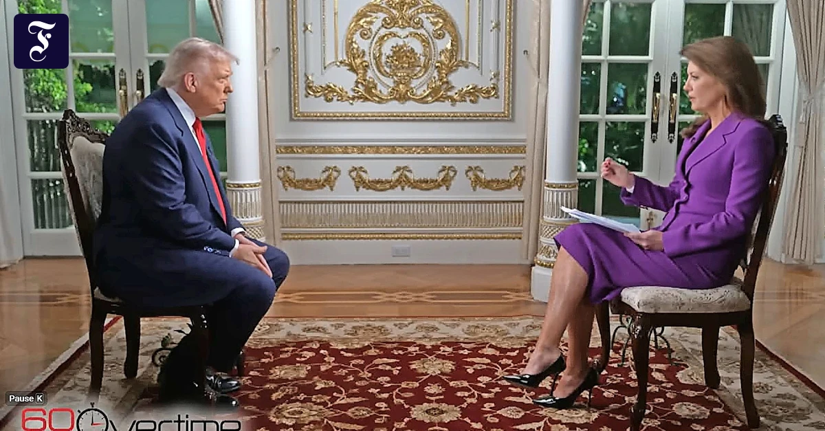 Trumps Interview bei „60 Minutes“: Wo blieb die peinlichste Antwort? | FAZ