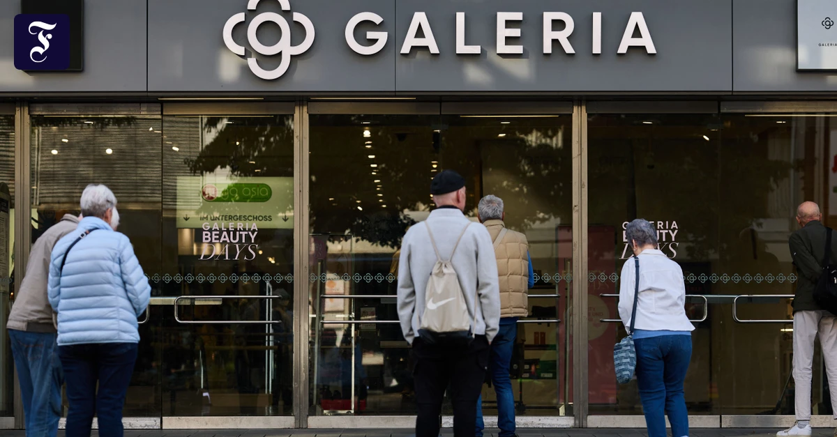 Galeria receives insolvency payments: Operations secured until Christmas