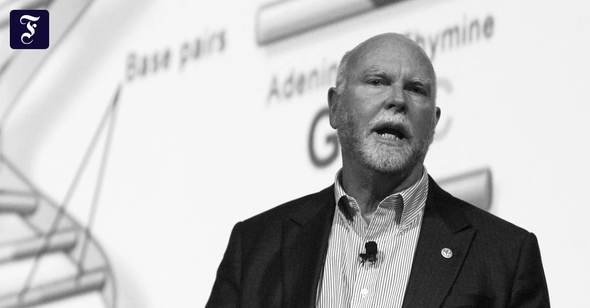 Gestorben mit 79 Jahren: Genom-Pionier Craig Venter ist tot