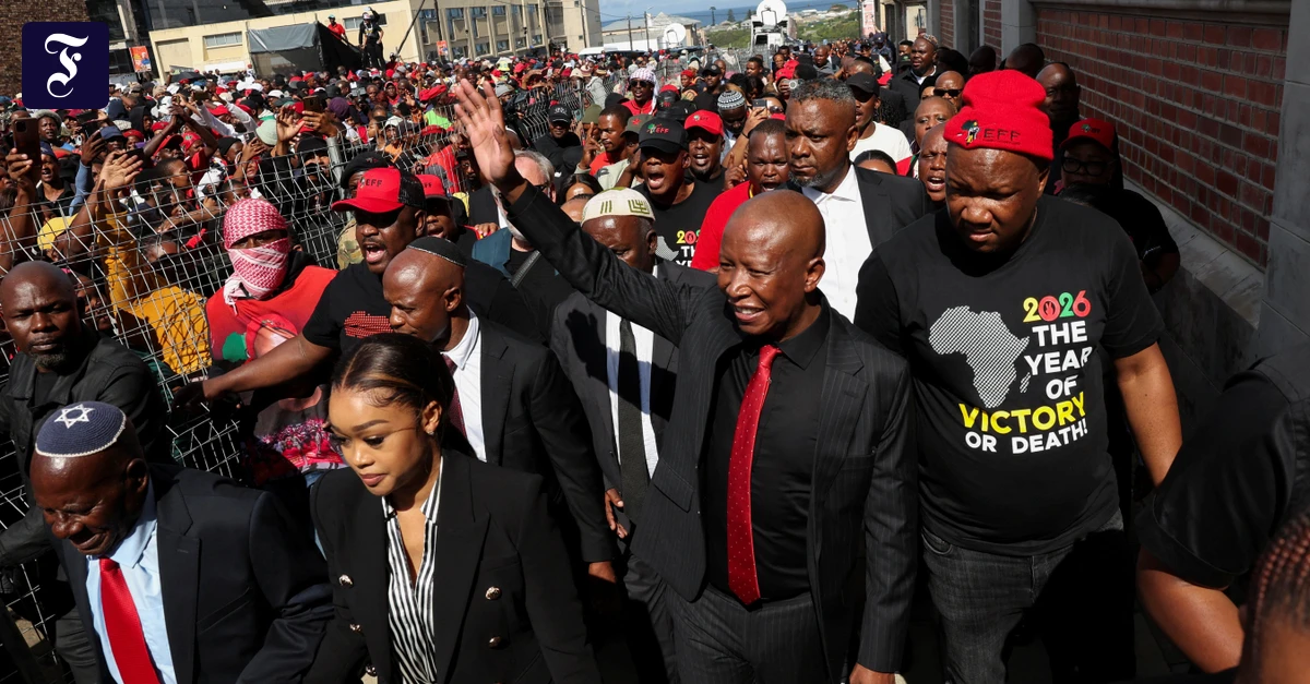 Urteil in Südafrika: Haftstrafe für Julius Malema