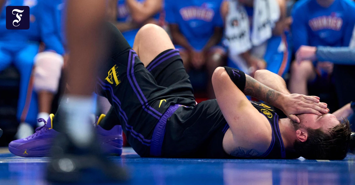 Basketball in den USA: Sorgen um Dončić bei heftiger Lakers-Niederlage