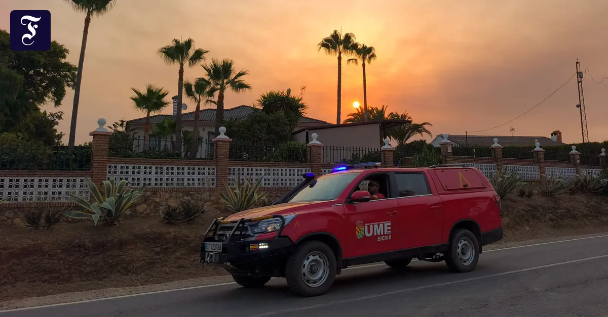 Persistent heat wave: Police warn residents of forest fires in Spain
