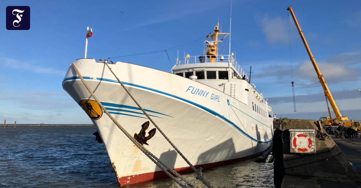 „Funny Girl": Fähre mit 60 Passagieren vor Helgoland gestrandet