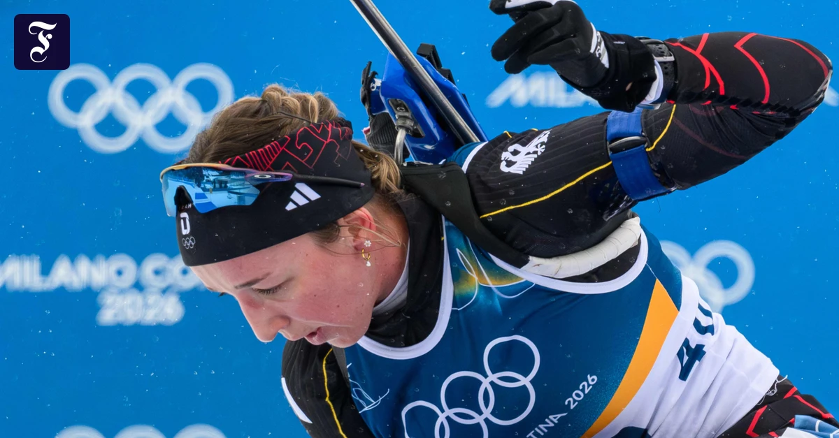Magenprobleme im deutschen Team: Biathletin Preuß ab jetzt im Einzelzimmer