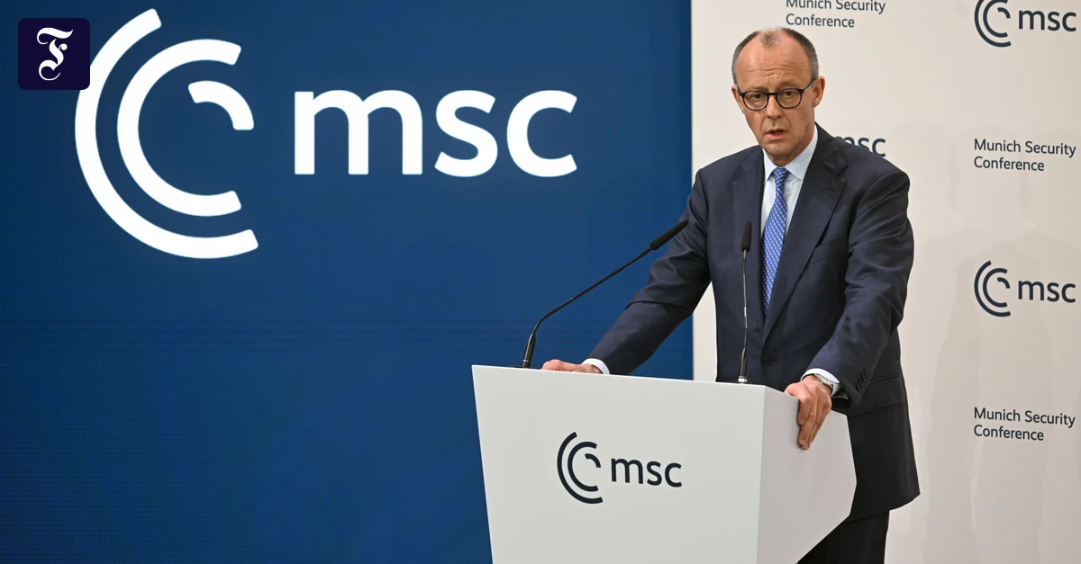 Liveblog M&uuml;nchner Sicherheitskonferenz: Grundsatzrede von Merz | FAZ