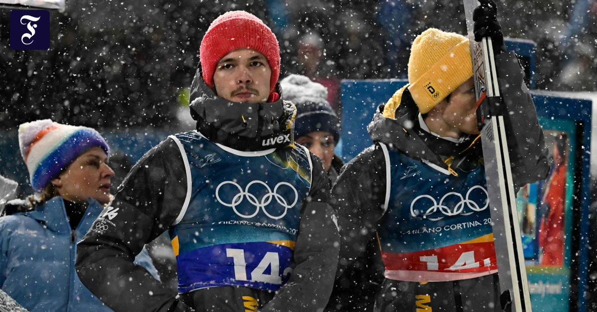 Liveblog Olympia 2026: Vorzeitiger Abbruch: Skispringern fehlen 17 Zentimeter zu Bronze