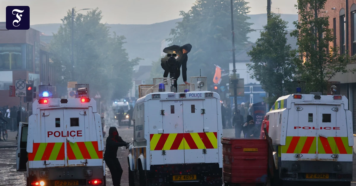 Unruhen in belfast: Eine barbarische Momentaufnahme