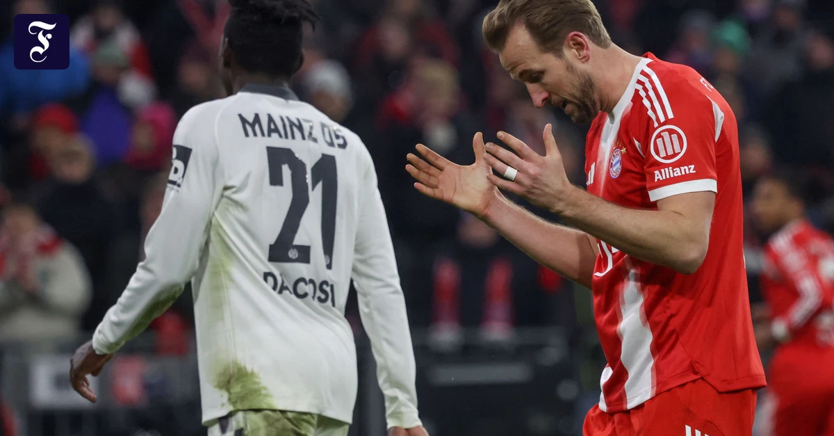 2:2 gegen Tabellenletzten: Kane sichert den Bayern Remis gegen Mainz