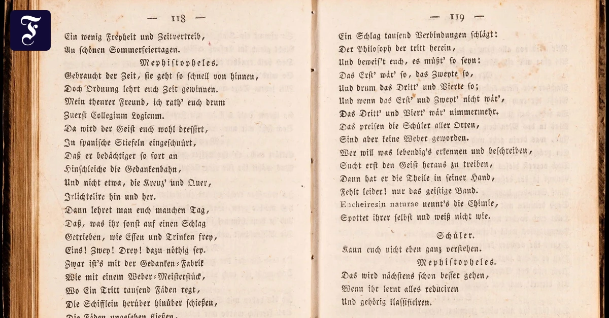 Rares von Goethe: Wer bekommt den Faust in die Hand?