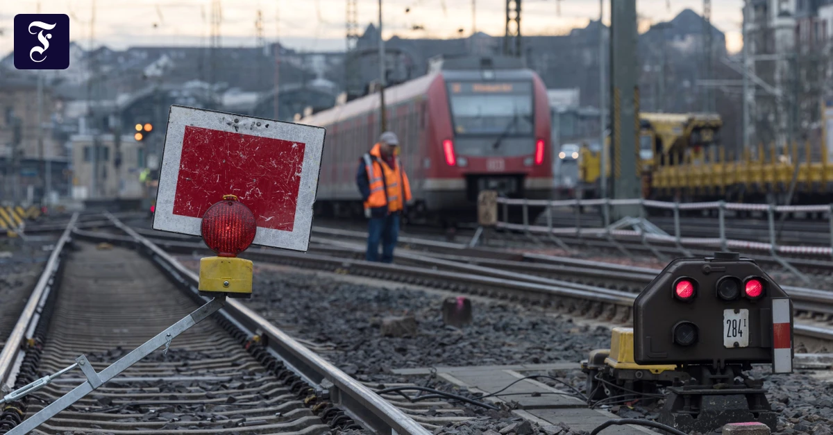 ÖPNV im Rhein-Main-Gebiet: Bauarbeiten legen S-Bahnen und Regionalzüge im Sommer lahm