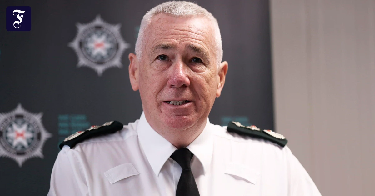 Nordirischer Polizeichef Jon Boutcher warnt vor Unterfinanzierung