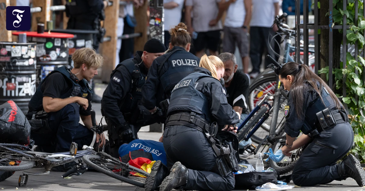 Mehrere Verletzte: Polizist schießt auf Angreifer im Frankfurter Bahnhofsviertel
