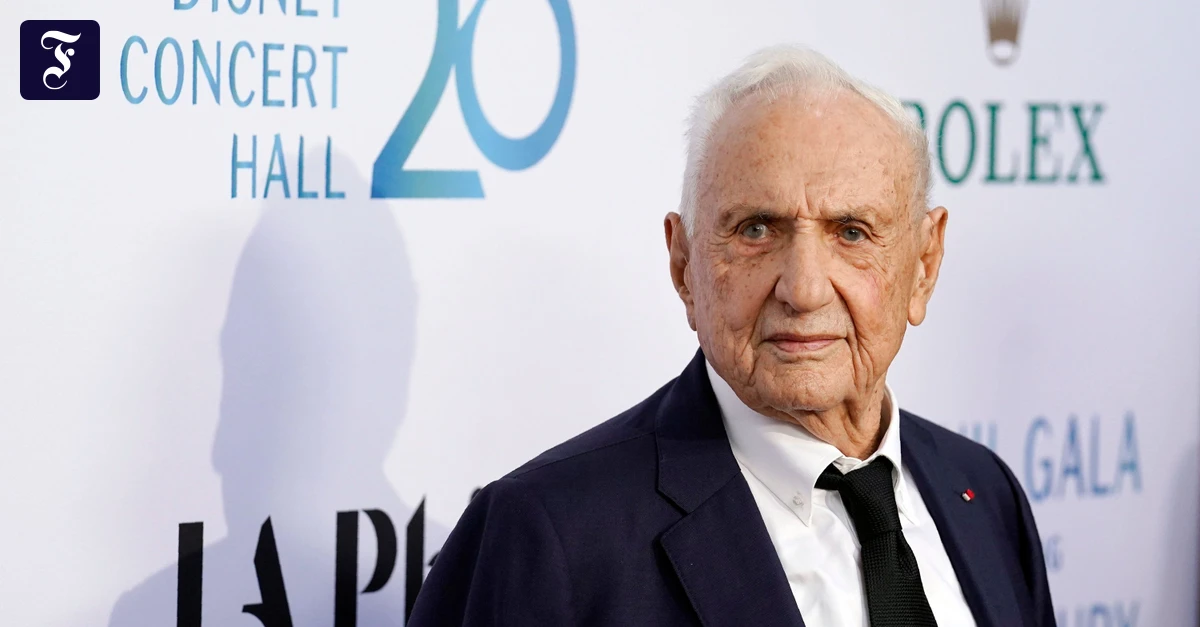 Star-Architekt: Frank Gehry im Alter von 96 Jahren gestorben