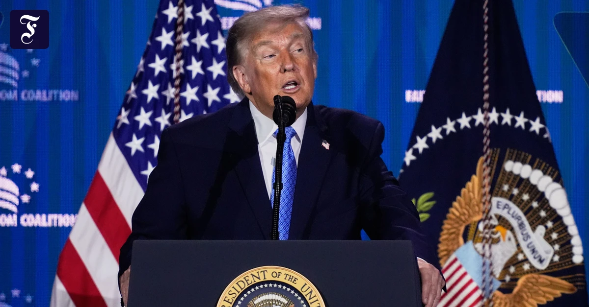 USA unter Trump: Trump droht EU mit „100-Prozent-Zoll“