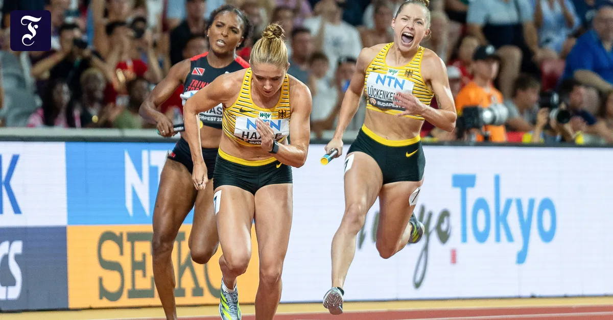 Leichtathletik: Rebekka Haase ist eine Meisterin der Sprint-Staffel