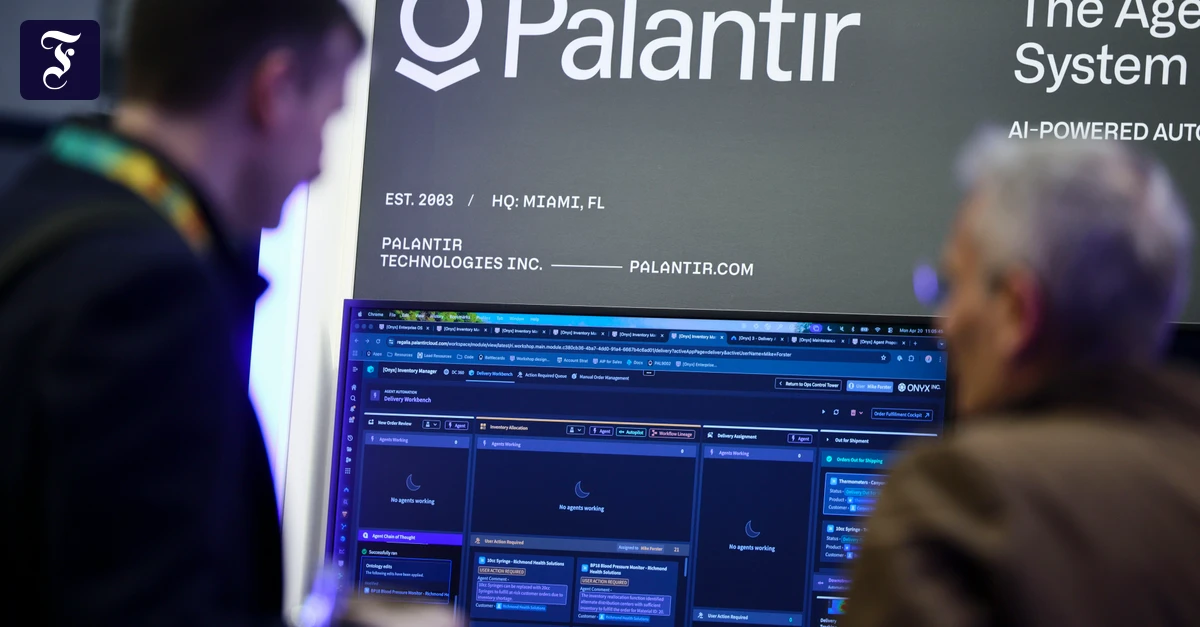 Data company Palantir significantly increases revenue
