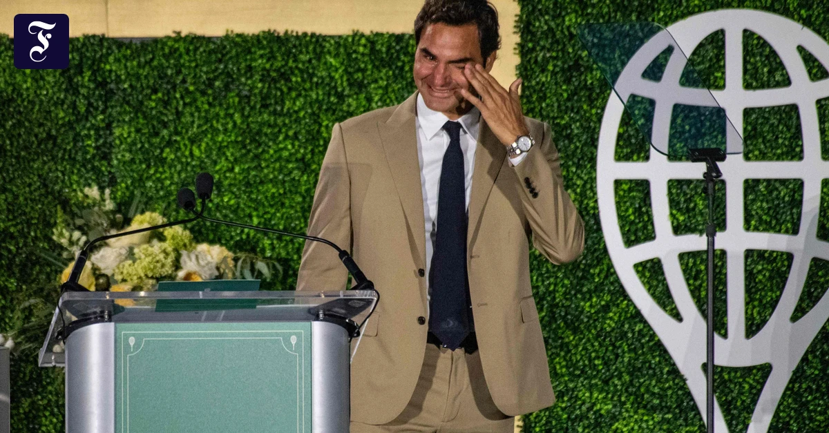 Ehrung für Federer: Größer als das Leben