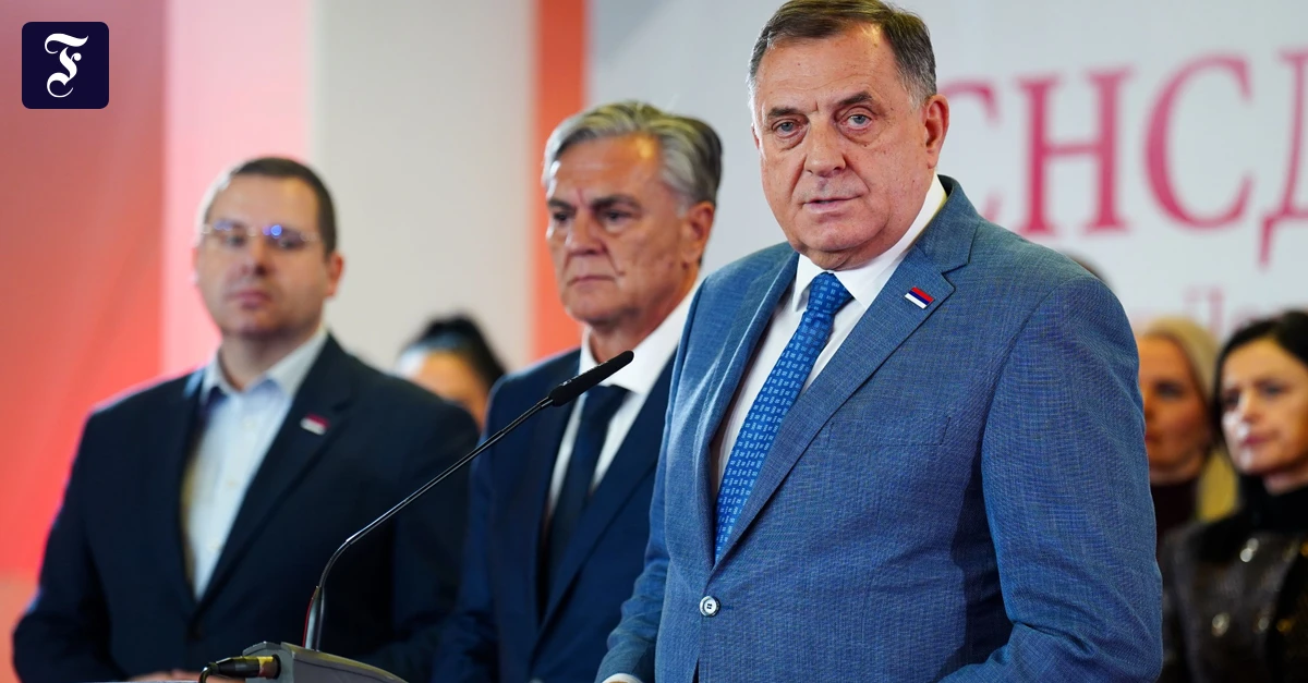 Bosnische Serbenrepublik: Dodik verdankt seinen Erfolg einer eigenartigen Allianz
