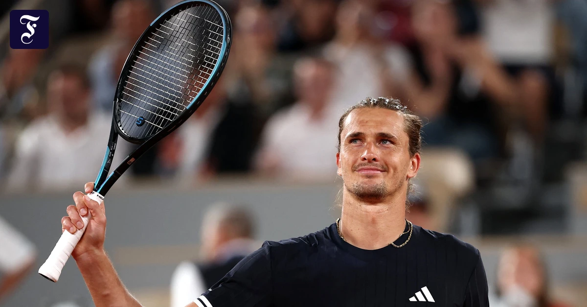 French Open in Paris: Zverev zieht mit 19 Assen souverän in die dritte Runde ein