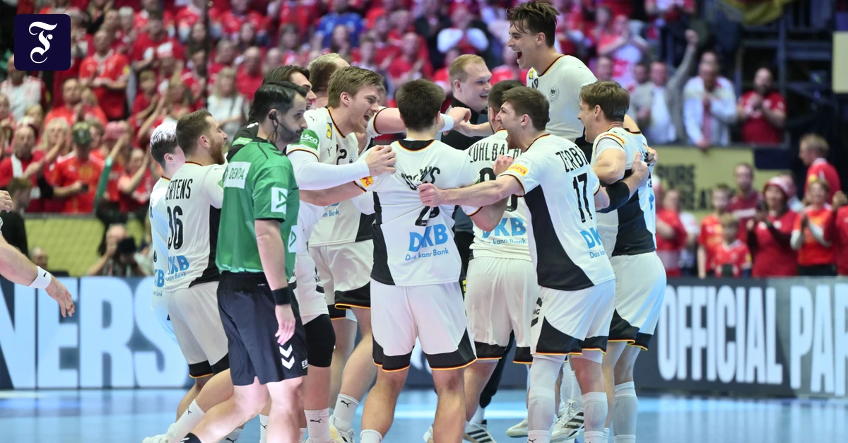 31:28-Erfolg gegen Kroatien: Deutschland zieht ins EM-Finale ein