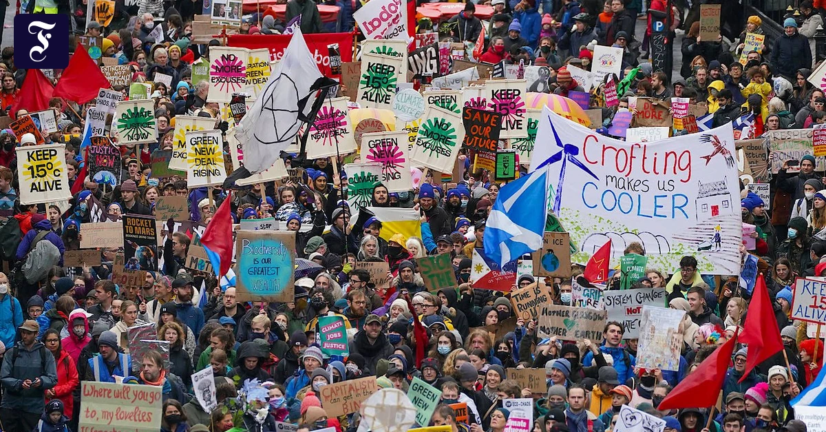 Zehntausende Demonstranten in Glasgow fordern härteres Vorgehen gegen ...