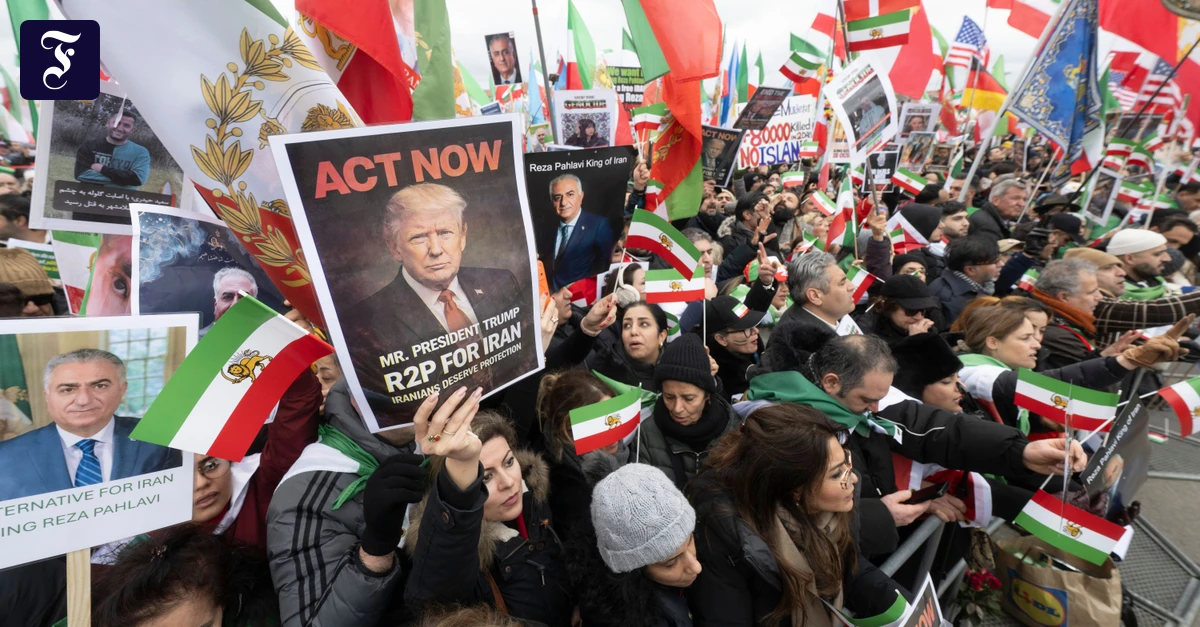 Iran-Protest in München: 200.000 Teilnehmer bei Demonstration gegen Irans Regime