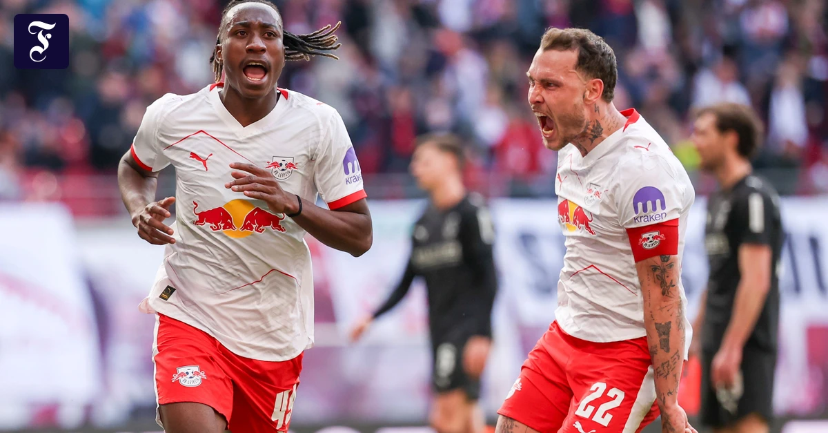 1:0 gegen Gladbach: Diomande erlöst RB Leipzig