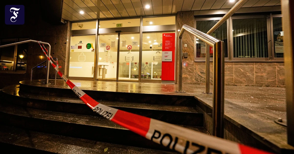 Nach BANKEinbruch: Sparkassenchef: „Filiale war nach Stand der Technik gesichert“