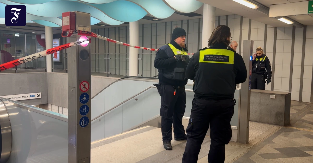Verdacht eines Tötungsdelikts: U-Bahn in Hamburg überrollt zwei Menschen