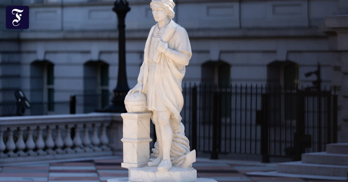 Statue in Washington: In Washington ist Kolumbus jetzt wieder ein Held