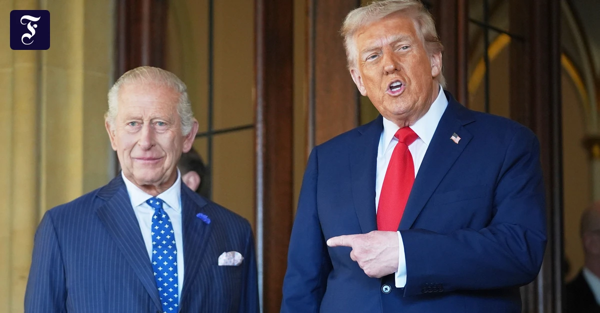 Am Montag besucht Charles Trump in Washington