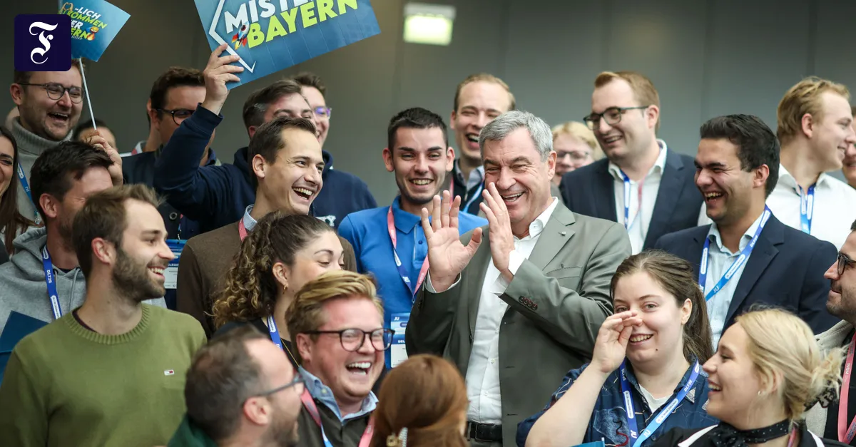 CSU vor Parteitag: Hat Söder bei den Jungen seine Kanzlerchancen sondiert?