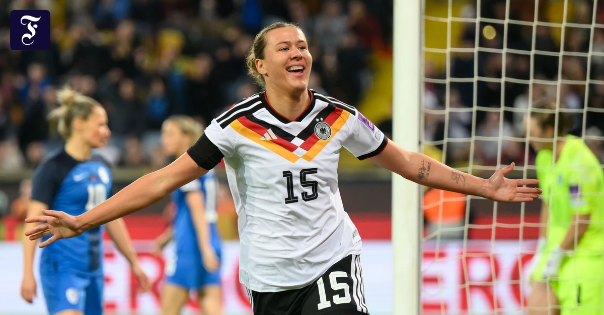 Start der WM-Quali: DFB-Frauen mit ungefährdetem Sieg gegen Slowenien