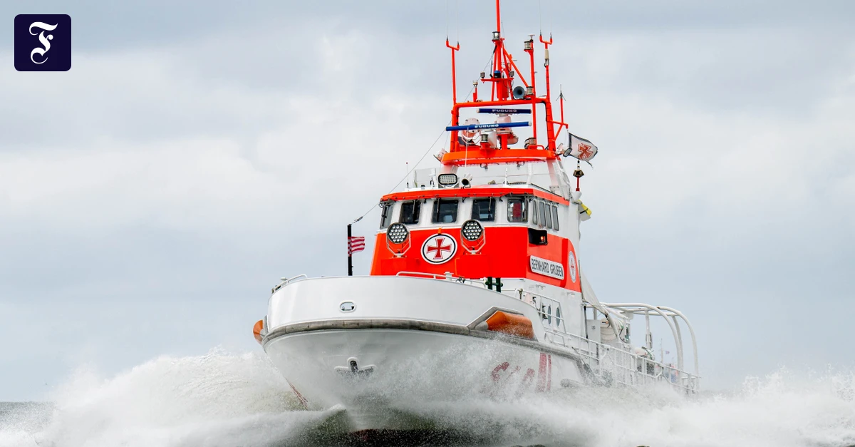 Surfer survives night on the stormy North Sea