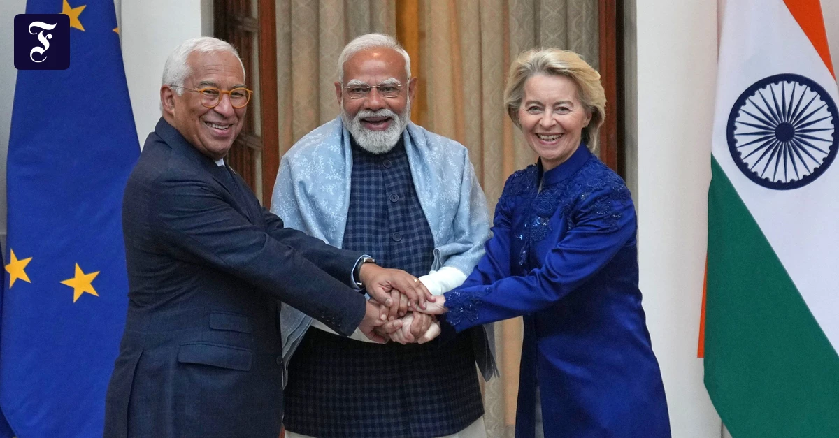 Neu Delhi: EU und Indien einigen sich auf Handelsabkommen | FAZ