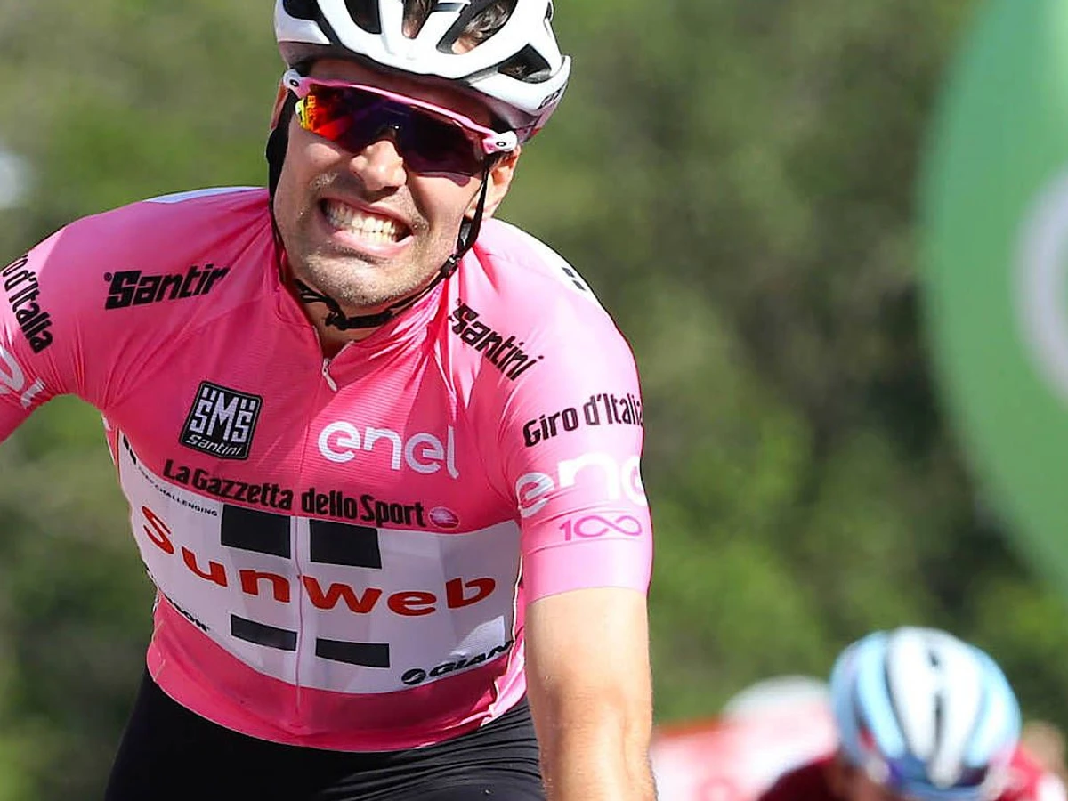 Maillot Santini Rosa Tom Dumoulin Giro 100 - Taille M