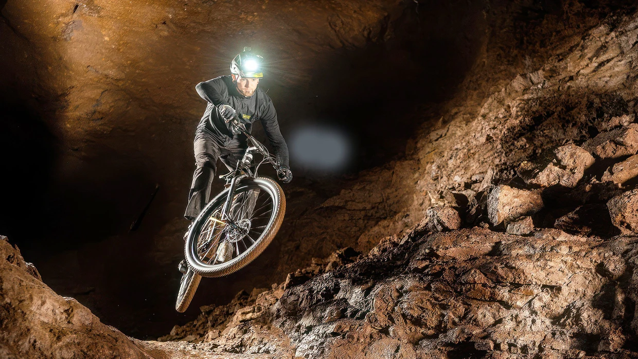 Mountainbiken in einem ehemaligen Bergwerk in Thringen | FAZ