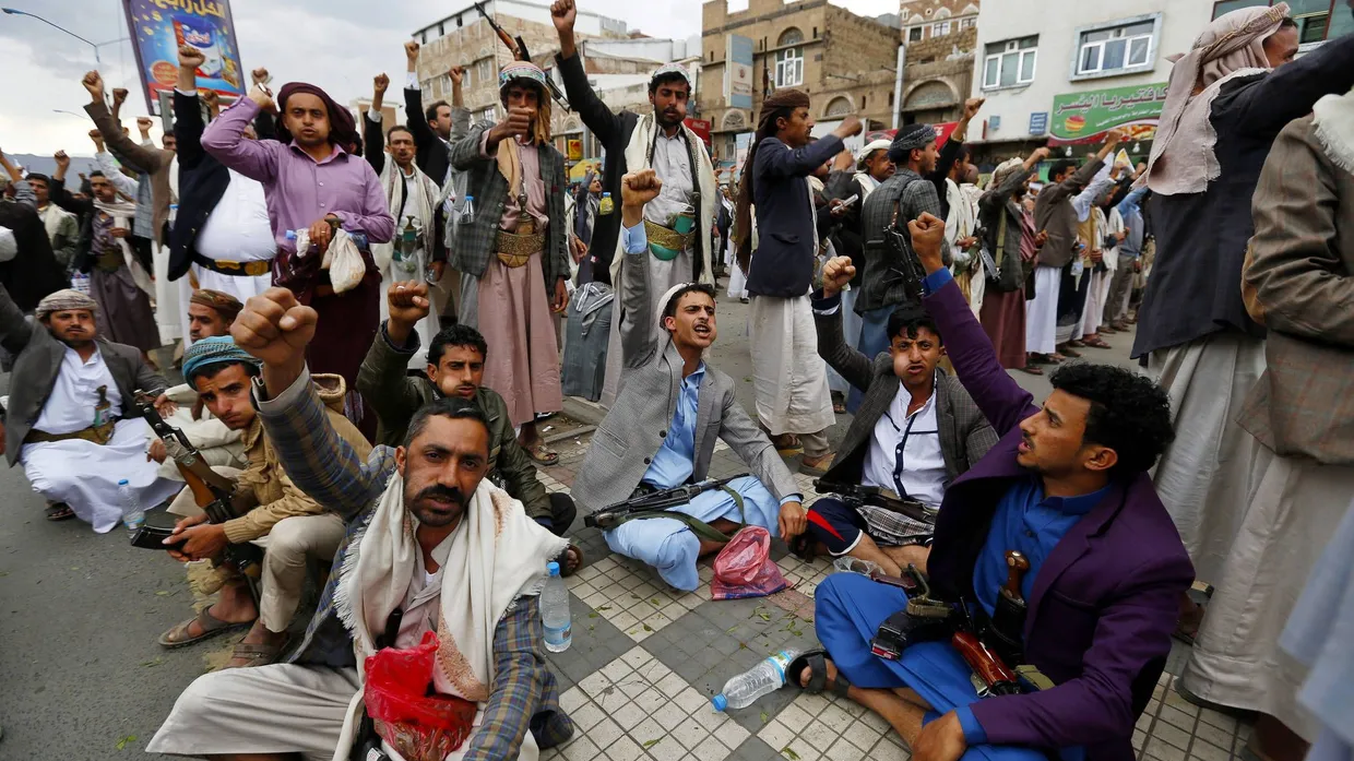 Schiitische Huthi-Rebellen in Sana’a, Jemen