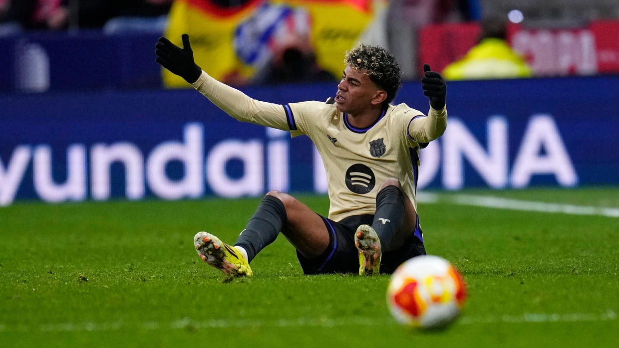 Das war nichts: Lamine Yamal ärgert sich über Barcelonas schlechten Auftritt in Madrid.