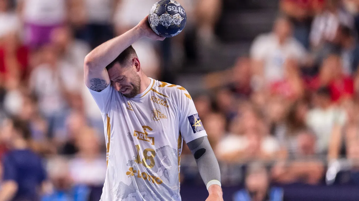 Enttäuschter Kieler: Niclas Ekberg gegen den FC Barcelona
