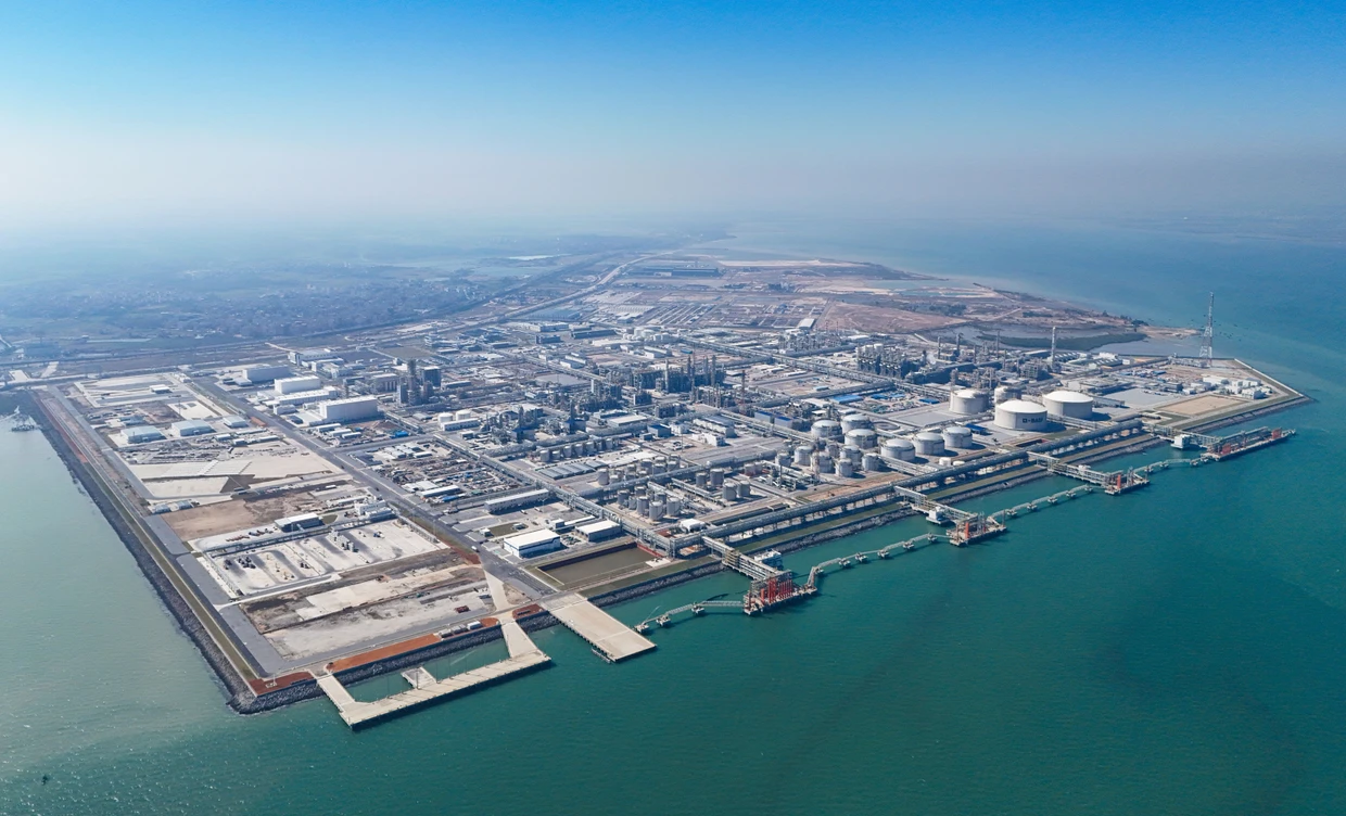 Der neue Verbundstandort der BASF im südchinesischen Zhanjiang